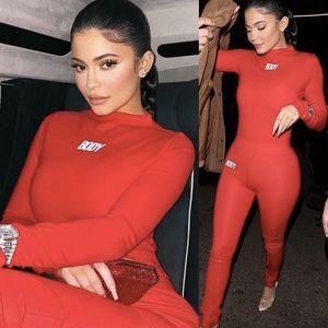 Body by Raven Tracy Orange Cropped longsleeve